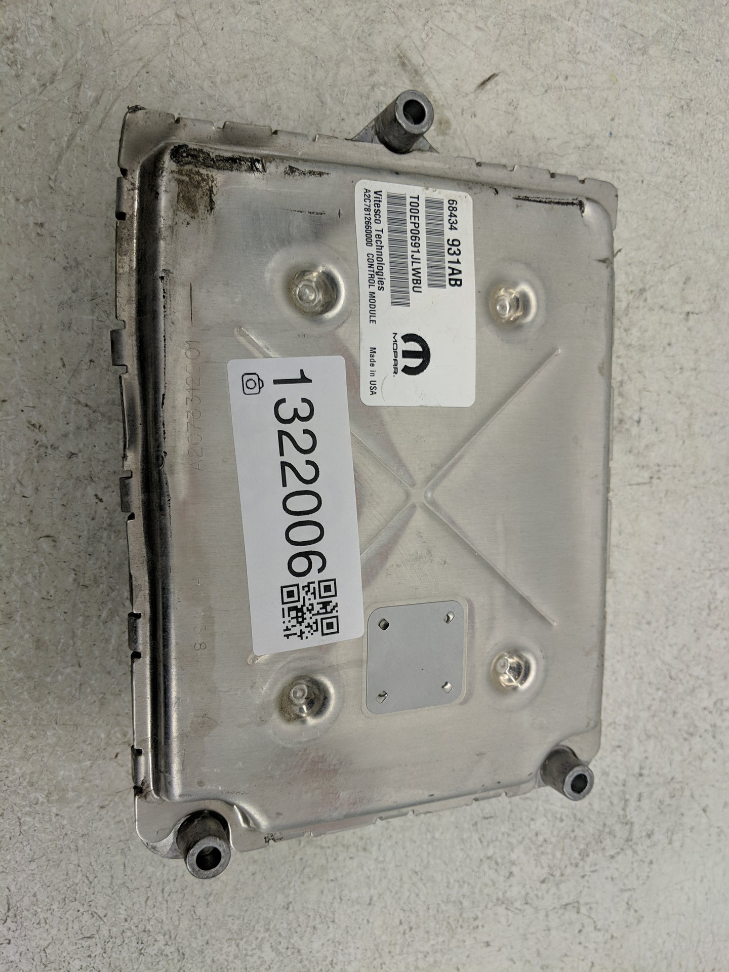 2020-2022 Jeep Grand Cherokee PCM Engine Control Computer ECU ECM PCU OEM P/N:P68434931AA 68434931AA Fits Fits 2020 2021 202