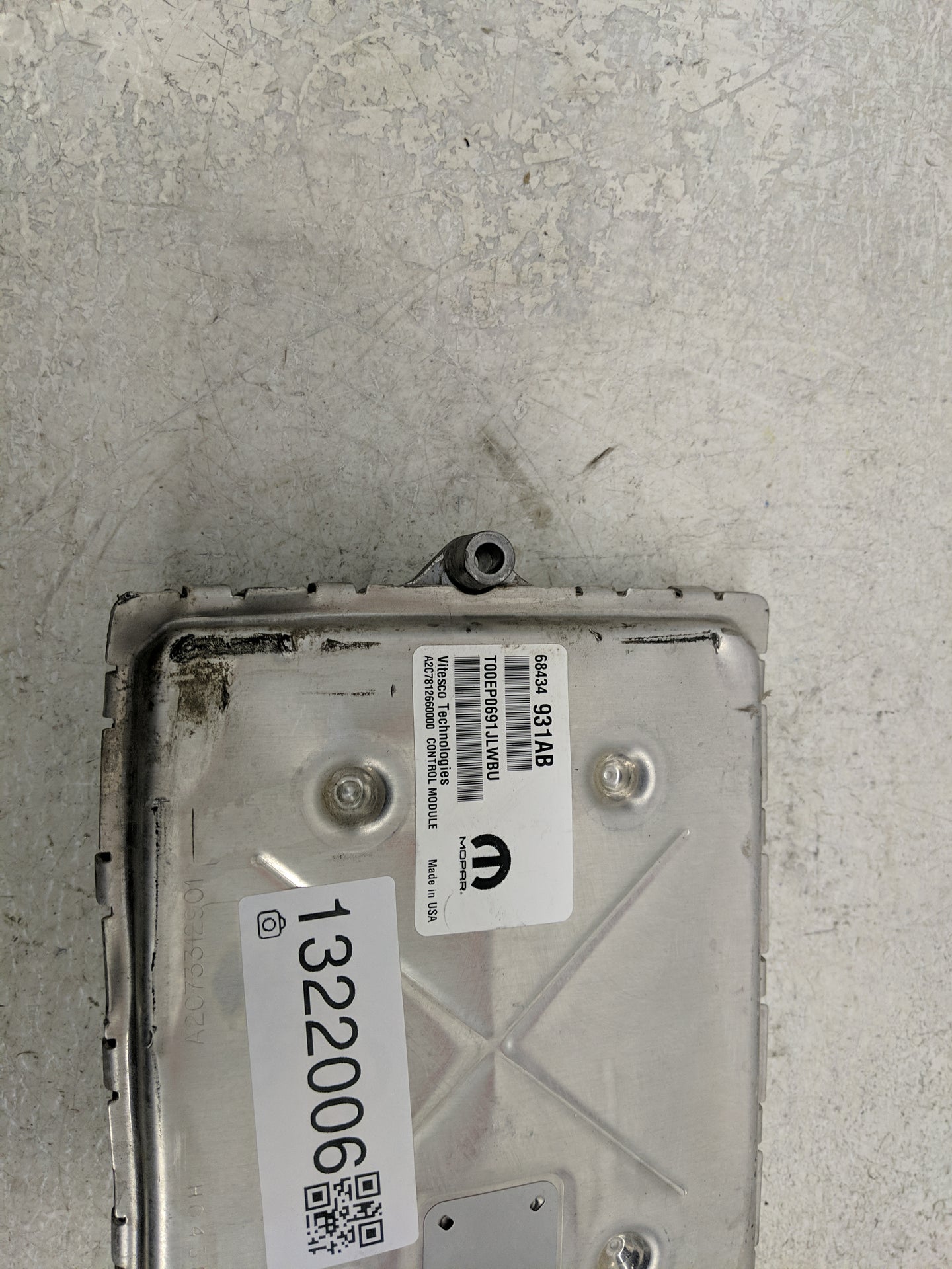 2020-2022 Jeep Grand Cherokee PCM Engine Control Computer ECU ECM PCU OEM P/N:P68434931AA 68434931AA Fits Fits 2020 2021 202