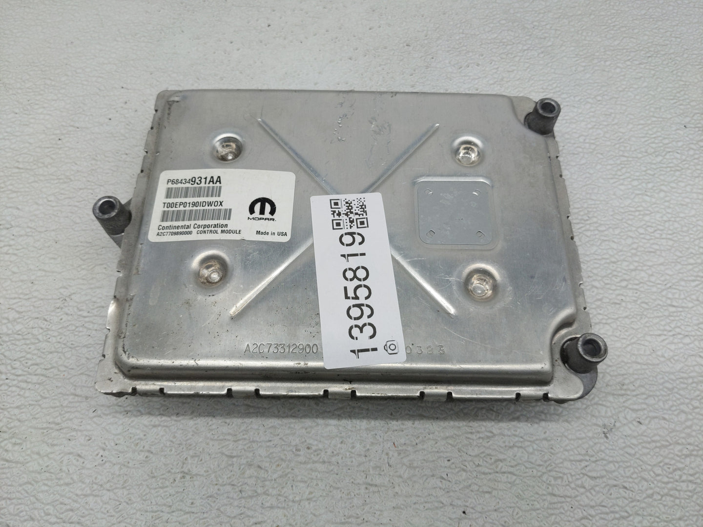 2020-2022 Jeep Grand Cherokee PCM Engine Control Computer ECU ECM PCU OEM P/N:P68434931AA Fits Fits 2020 2021 2022 OEM Used 