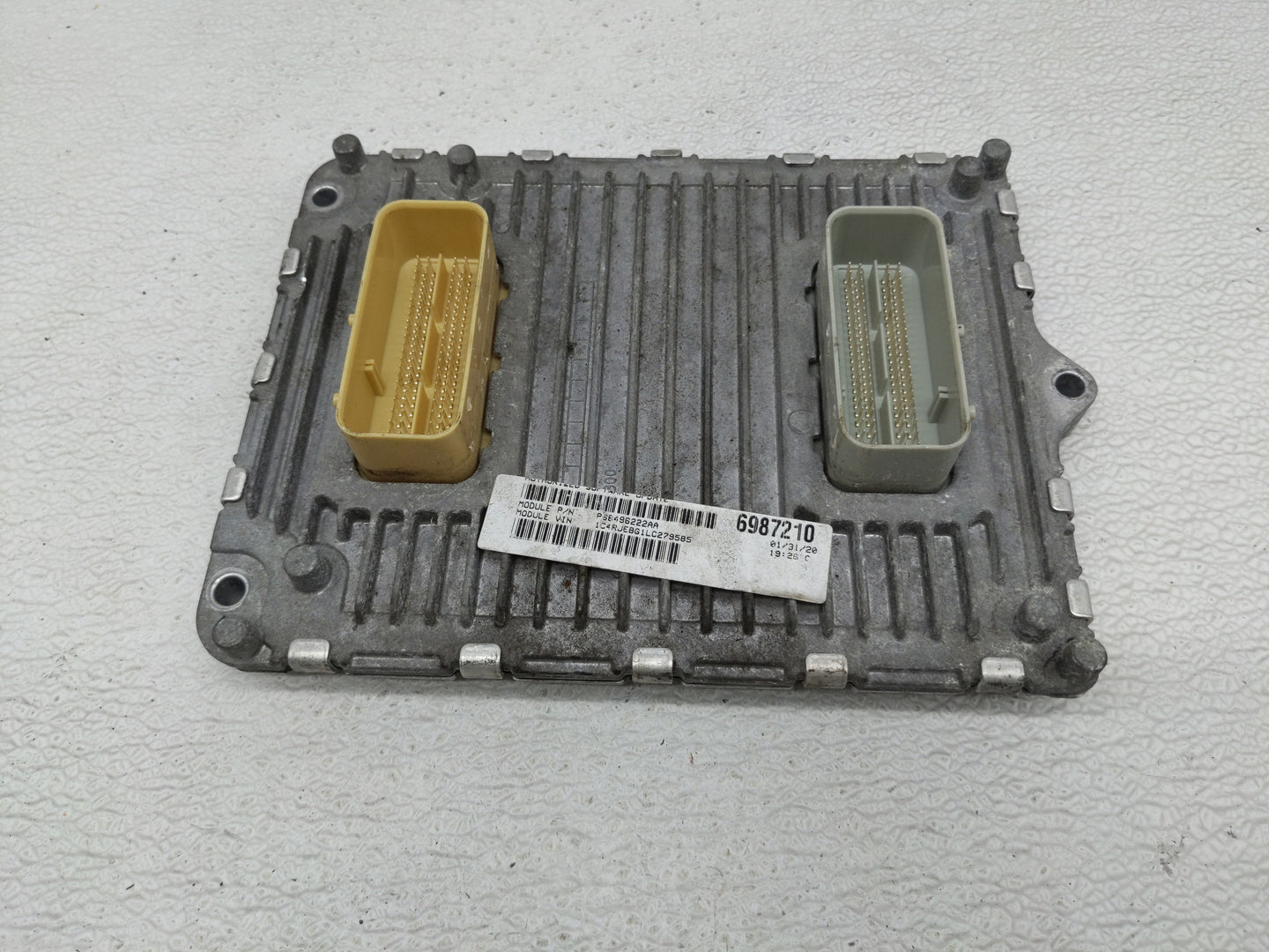 2020-2022 Jeep Grand Cherokee PCM Engine Control Computer ECU ECM PCU OEM P/N:P68434931AA Fits Fits 2020 2021 2022 OEM Used 