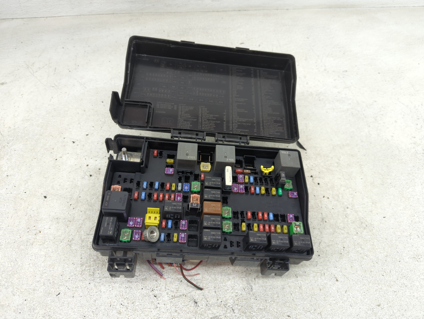 2020 Jeep Grand Cherokee Fusebox Fuse Box Panel Relay Module P/N:7140-1980-30 Fits OEM Used Auto Parts - Oemusedautoparts1.c