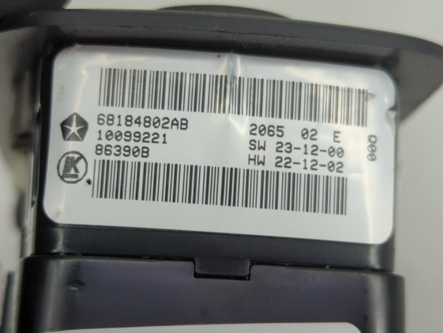2016-2022 Jeep Grand Cherokee Master Power Window Switch Replacement Driver Side Left P/N:68184802AB Fits OEM Used Auto Part