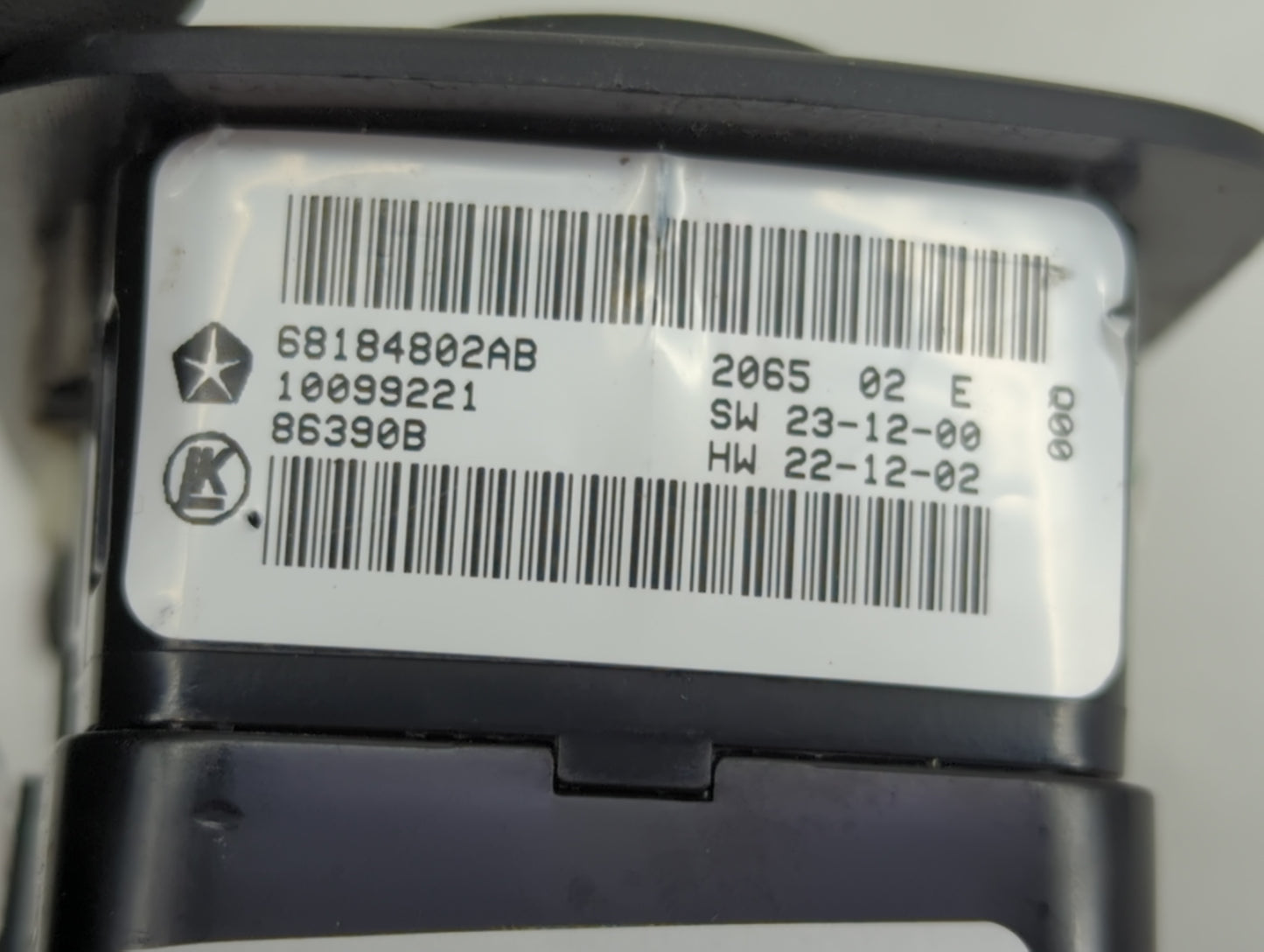 2016-2022 Jeep Grand Cherokee Master Power Window Switch Replacement Driver Side Left P/N:68184802AB Fits OEM Used Auto Part