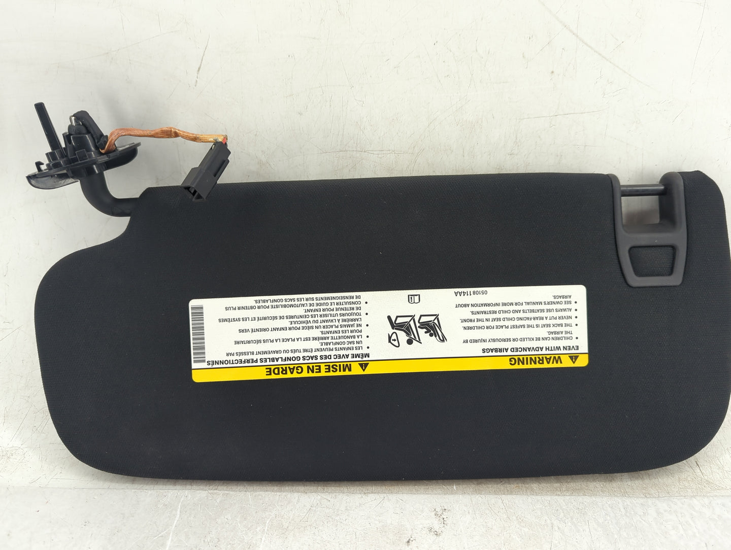 2014-2022 Jeep Grand Cherokee Sun Visor Shade Replacement Passenger Right Mirror Fits OEM Used Auto Parts - Oemusedautoparts