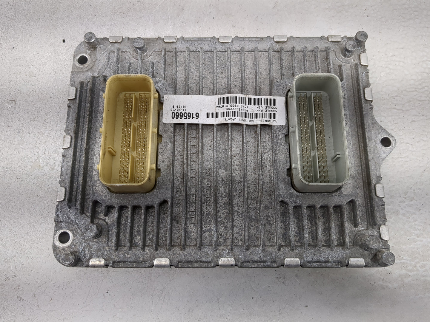 2020-2022 Jeep Grand Cherokee PCM Engine Control Computer ECU ECM PCU OEM P/N:P68434931AA Fits Fits 2020 2021 2022 OEM Used 