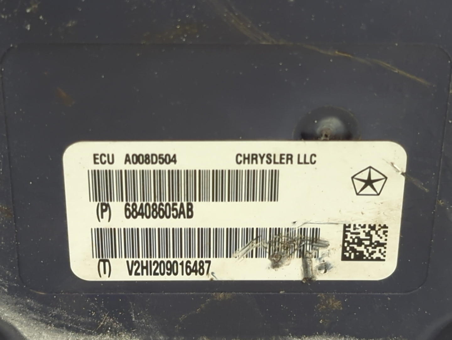 2019-2020 Jeep Grand Cherokee ABS Pump Control Module Replacement P/N:68408605AB A008D504, V2HI209016487 Fits Fits 2019 2020