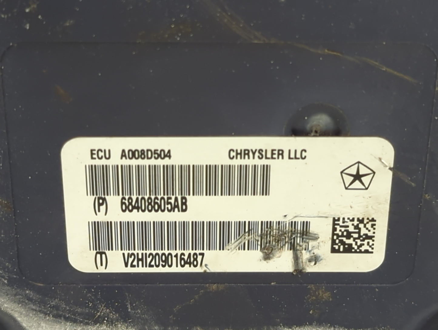 2019-2020 Jeep Grand Cherokee ABS Pump Control Module Replacement P/N:68408605AB A008D504, V2HI209016487 Fits Fits 2019 2020
