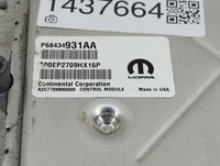 2020-2022 Jeep Grand Cherokee PCM Engine Control Computer ECU ECM PCU OEM P/N:P68434931AA Fits Fits 2020 2021 2022 OEM Used 