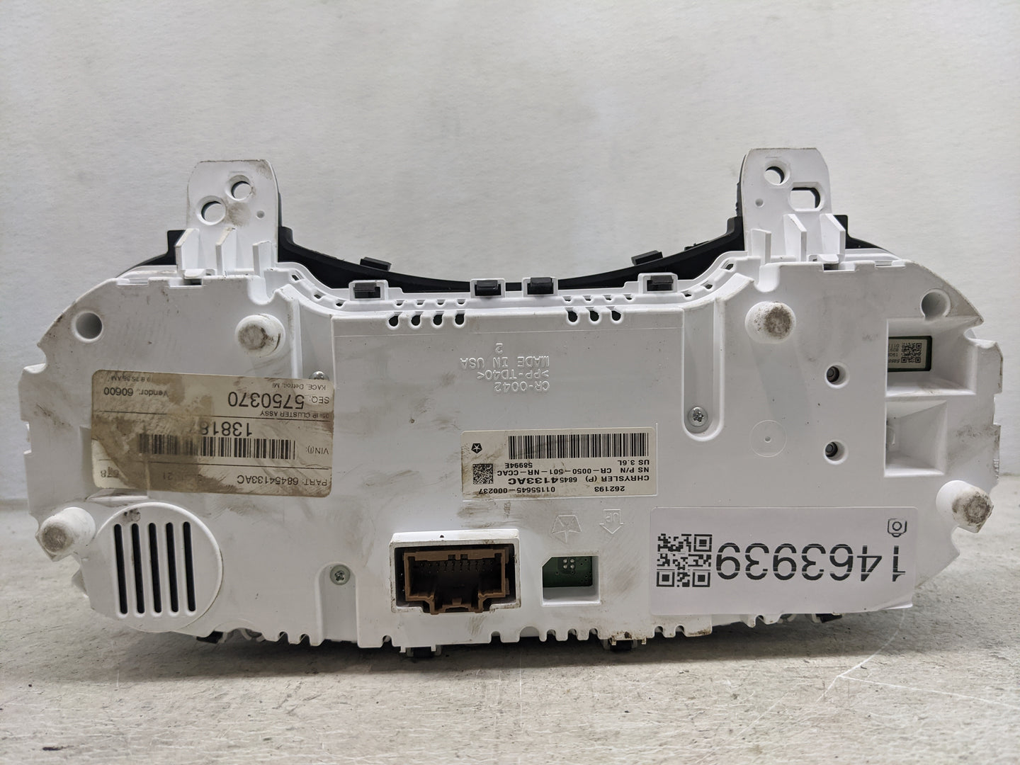2020 Jeep Grand Cherokee Instrument Cluster Speedometer Gauges P/N:68454133AC CR-0050-501-NR-CCAC Miles:81K Fits OEM Used Au