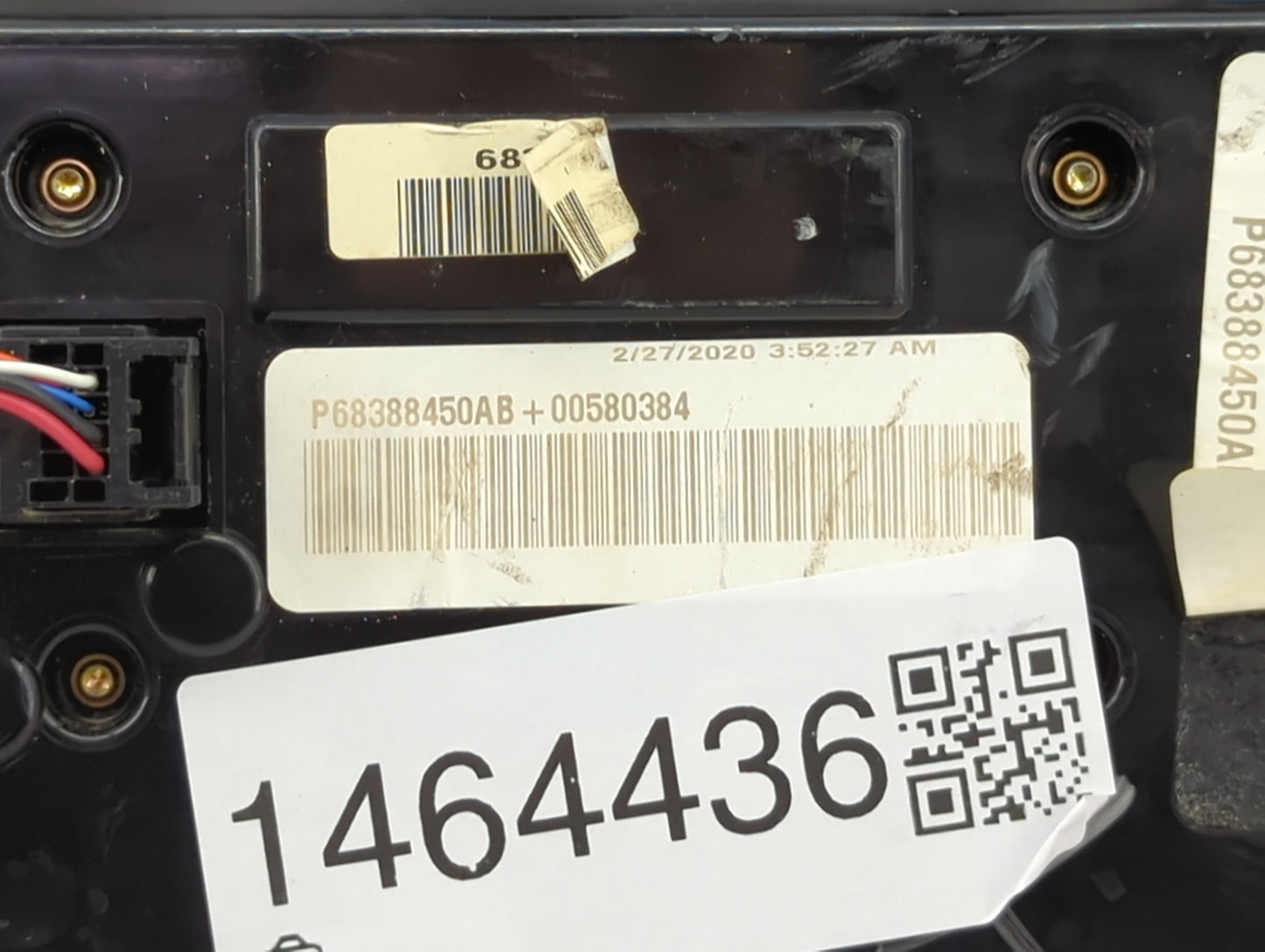 2018-2022 Jeep Grand Cherokee Climate Control Module Temperature AC/Heater Replacement P/N:P68388450AB Fits OEM Used Auto Pa