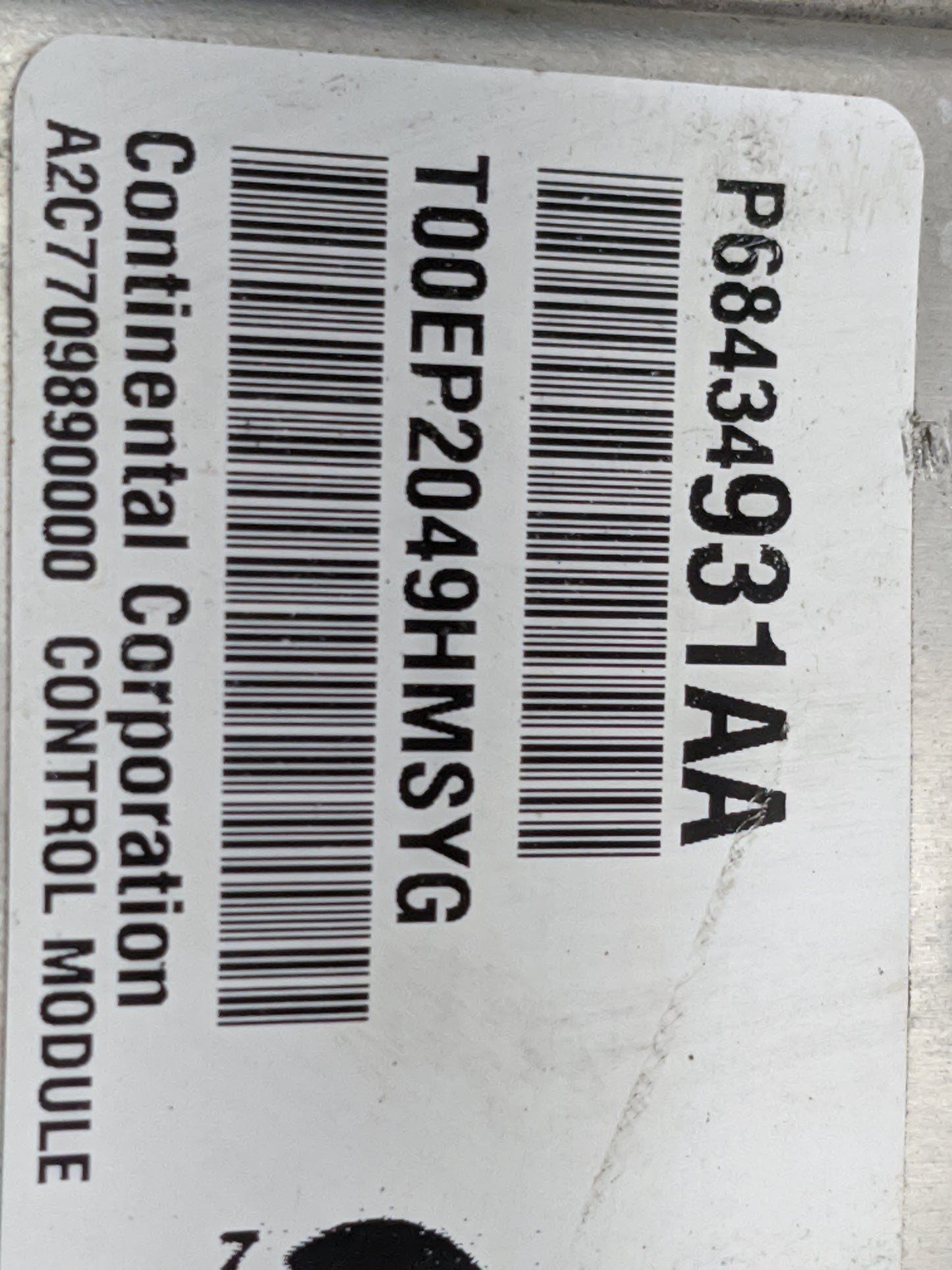 2020-2022 Jeep Grand Cherokee PCM Engine Control Computer ECU ECM PCU OEM P/N:P68434931AA T00EP2049HMSYG Fits Fits 2020 2021