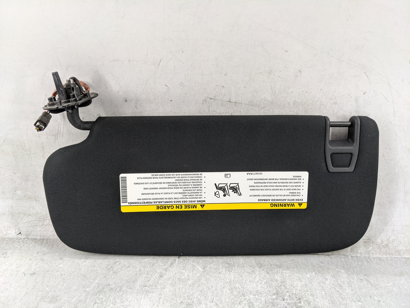 2014-2022 Jeep Grand Cherokee Sun Visor Shade Replacement Passenger Right Mirror Fits OEM Used Auto Parts - Oemusedautoparts