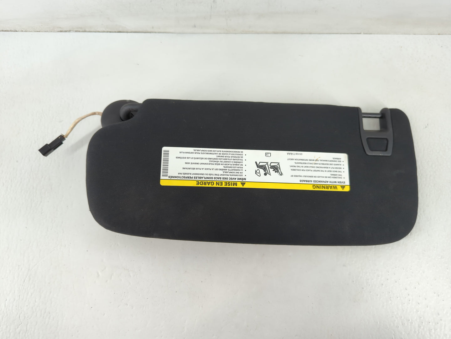 2014-2022 Jeep Grand Cherokee Sun Visor Shade Replacement Passenger Right Mirror Fits OEM Used Auto Parts - Oemusedautoparts