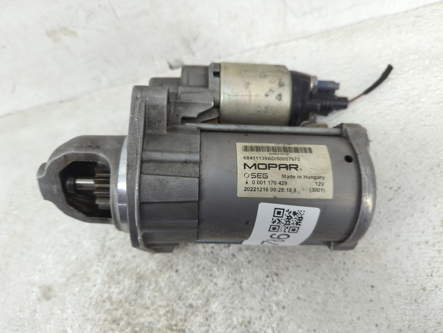 2019-2022 Jeep Renegade Car Starter Motor Solenoid OEM P/N:68411139AD Fits Fits 2019 2020 2021 2022 OEM Used Auto Parts - Oe