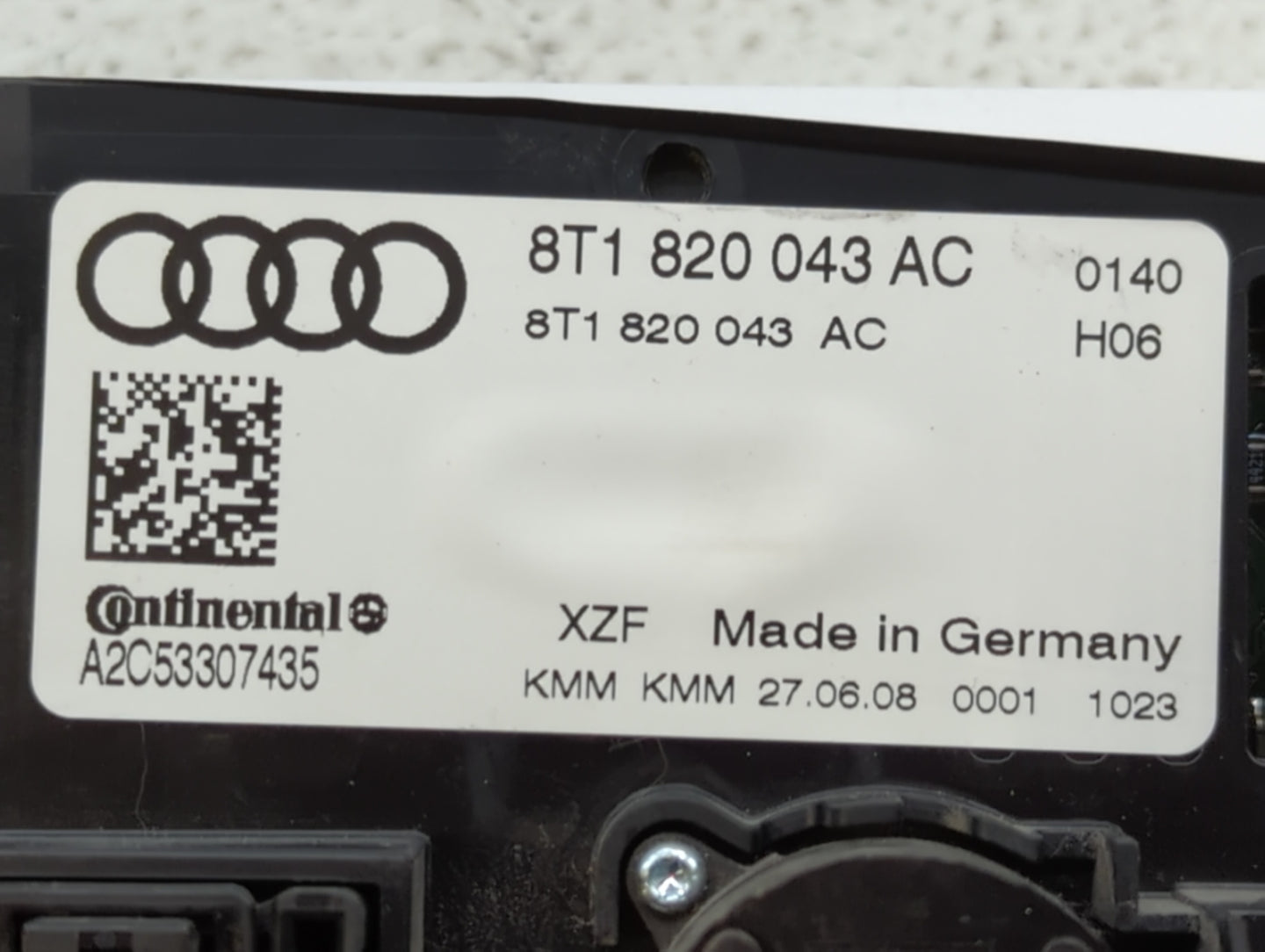 2018-2020 Jeep Renegade Climate Control Module Temperature AC/Heater Replacement P/N:8T1 820 043 AC Fits Fits 2018 2019 2020