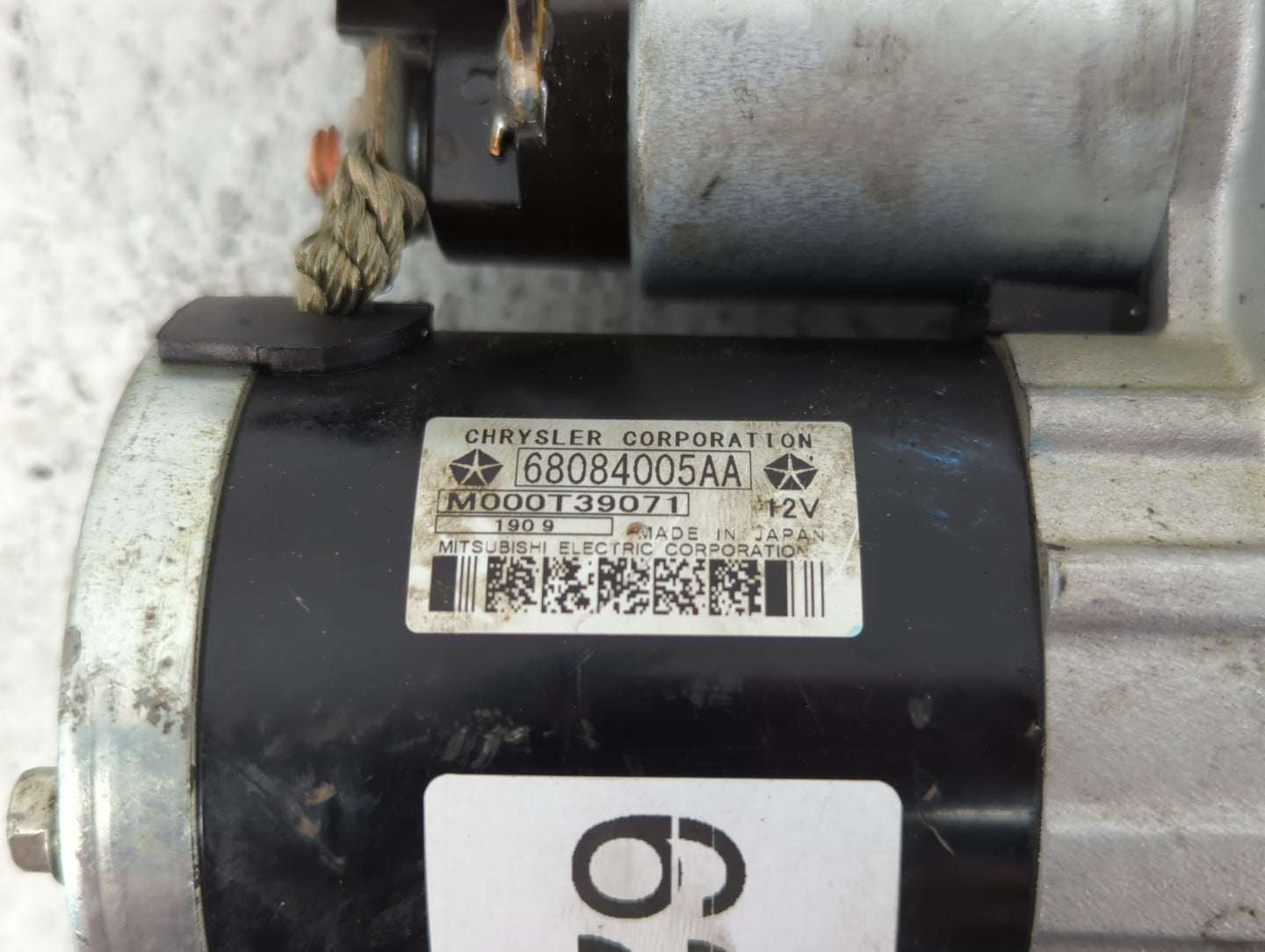 2015-2021 Jeep Renegade Car Starter Motor Solenoid OEM P/N:M000T39071 68084005AA Fits OEM Used Auto Parts - Oemusedautoparts