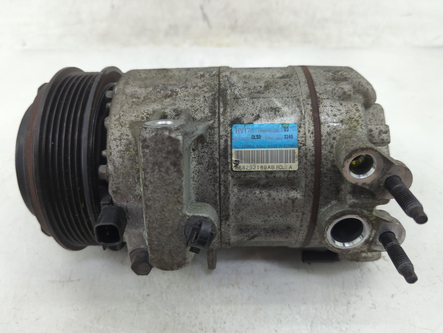 2018-2022 Jeep Wrangler Air Conditioning A/c Ac Compressor Oem - Oemusedautoparts1.com
