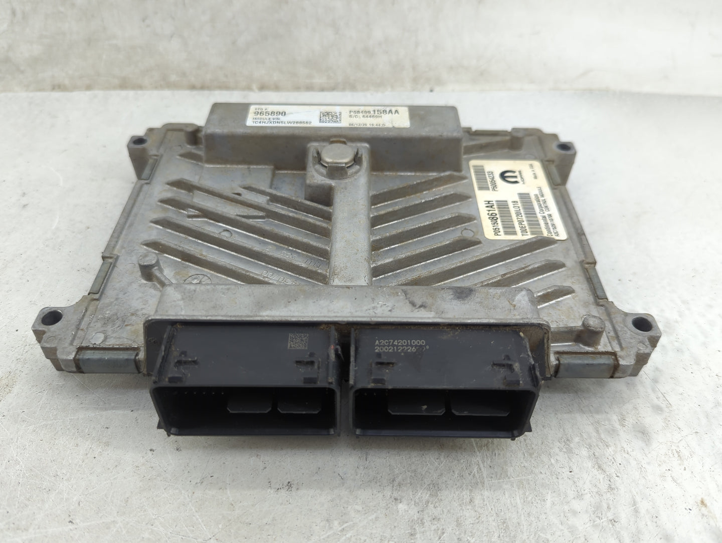2020-2022 Jeep Wrangler PCM Engine Control Computer ECU ECM PCU OEM P/N:P68499158AA A2C74201000 Fits Fits 2019 2020 2021 202