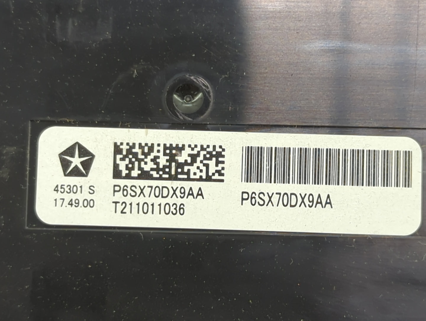 2019-2022 Jeep Wrangler Climate Control Module Temperature AC/Heater Replacement P/N:P6SZ00DX9AA Fits Fits 2019 2020 2021 20