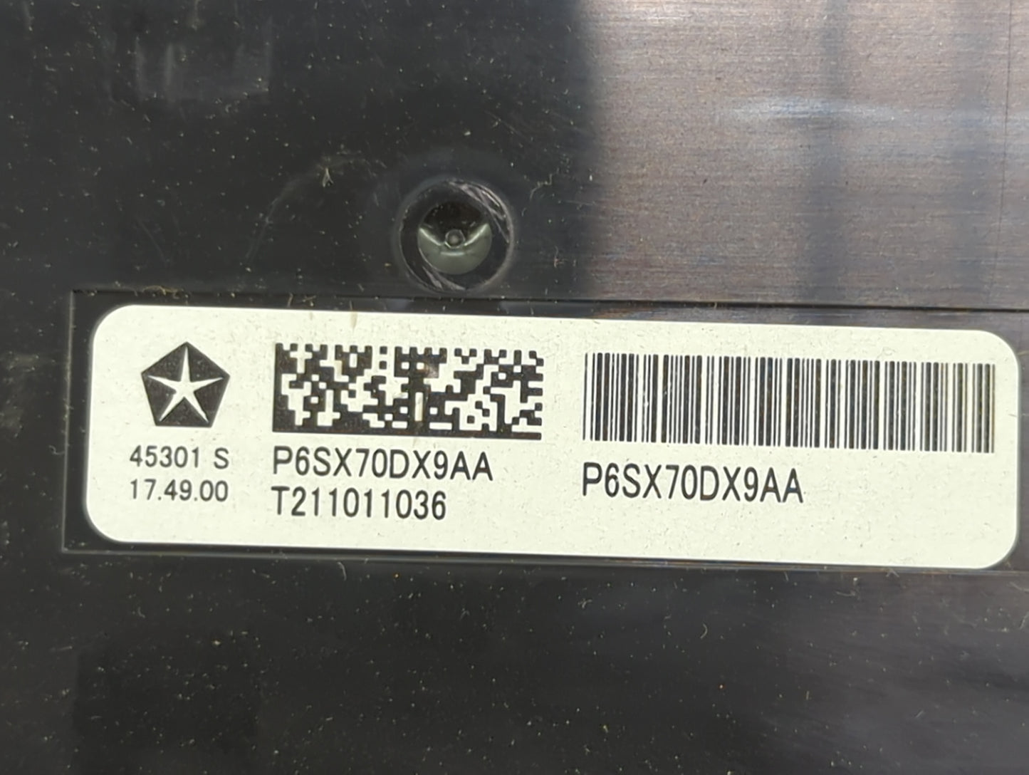 2019-2022 Jeep Wrangler Climate Control Module Temperature AC/Heater Replacement P/N:P6SZ00DX9AA Fits Fits 2019 2020 2021 20