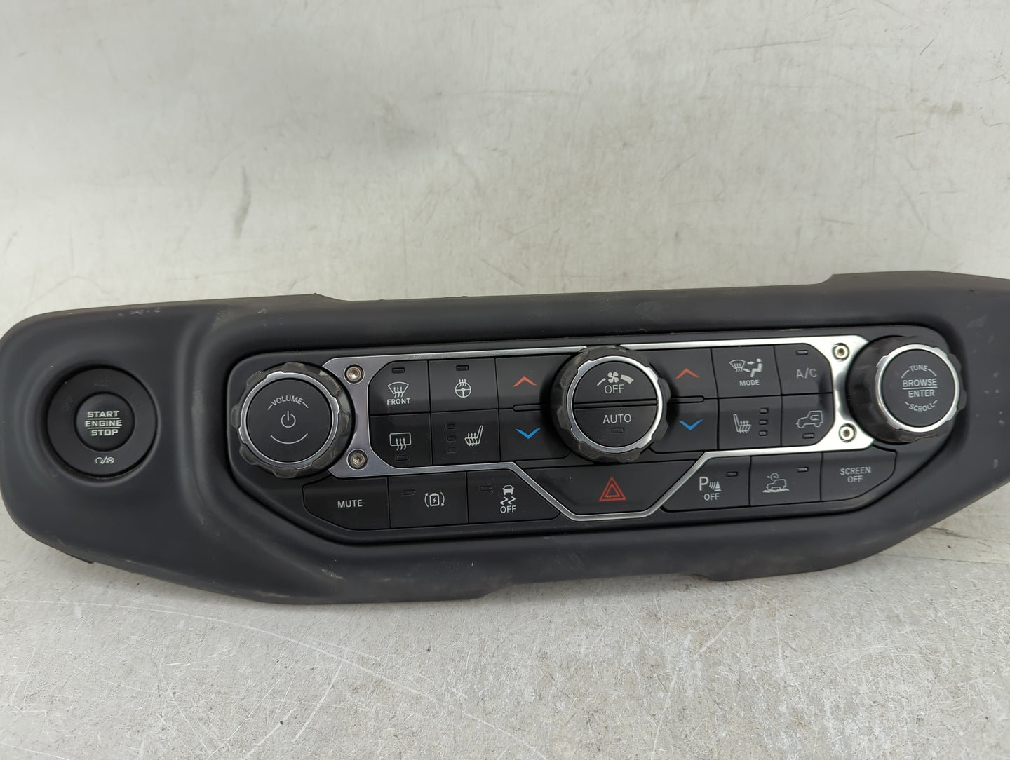 2019-2020 Jeep Wrangler Climate Control Module Temperature AC/Heater Replacement P/N:P6SX94DX9AA Fits Fits 2019 2020 OEM Use