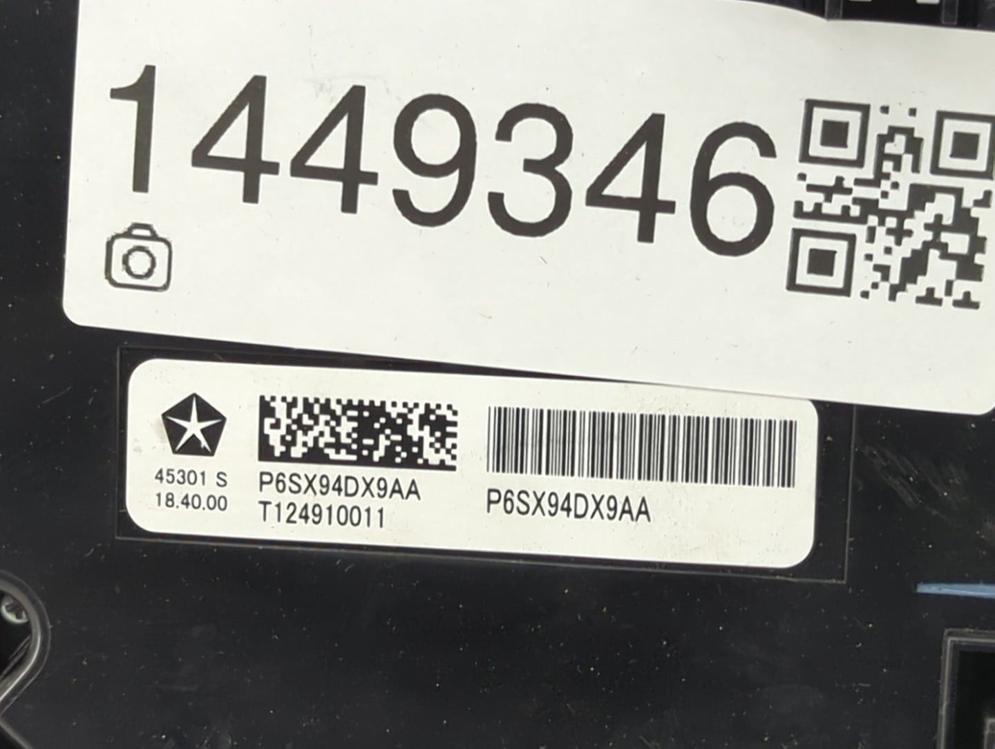 2019-2020 Jeep Wrangler Climate Control Module Temperature AC/Heater Replacement P/N:P6SX94DX9AA Fits Fits 2019 2020 OEM Use