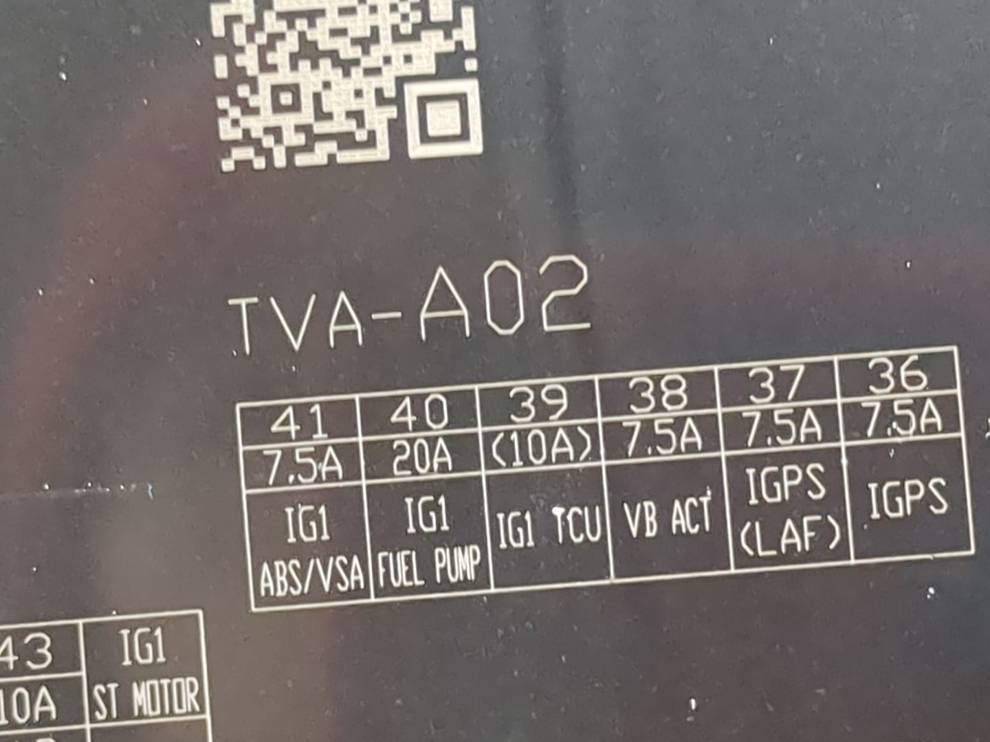 2020 Jeep Wrangler Fusebox Fuse Box Panel Relay Module P/N:38809-TVA-A110 38809-TVA-A011, 38809-TVA-A02 Fits OEM Used Auto P
