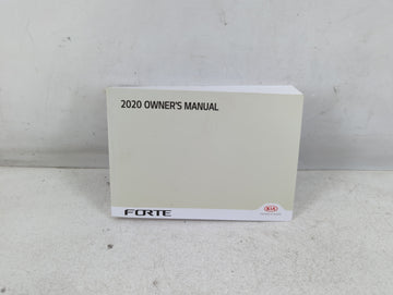2020 Kia Forte Owners Manual Book Guide P/N:DLS4-EU9NC OEM Used Auto Parts - Oemusedautoparts1.com