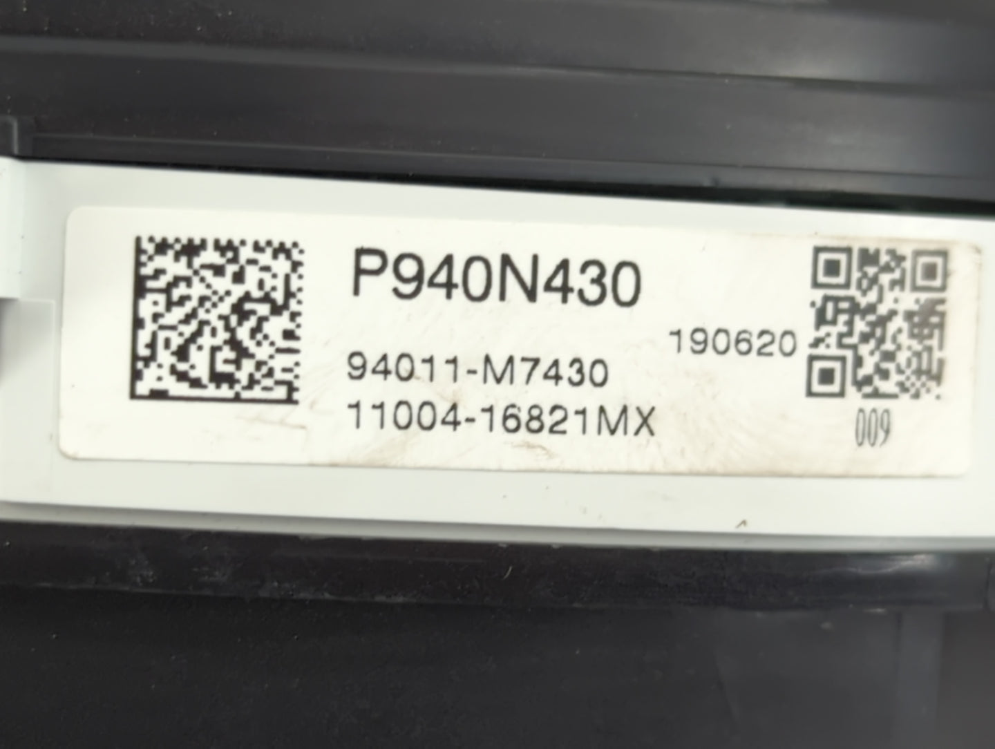 2019-2021 Kia Forte Instrument Cluster Speedometer Gauges P/N:94011-M7430 Fits Fits 2019 2020 2021 OEM Used Auto Parts - Oem