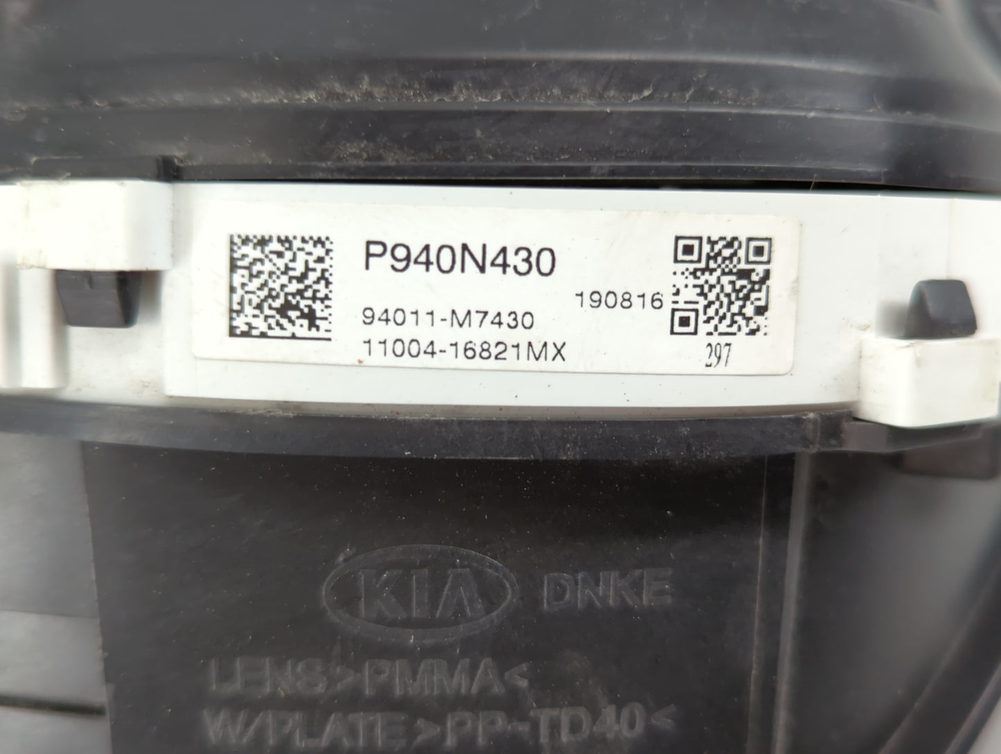 2019-2021 Kia Forte Instrument Cluster Speedometer Gauges P/N:94011-M7430 Fits Fits 2019 2020 2021 OEM Used Auto Parts - Oem