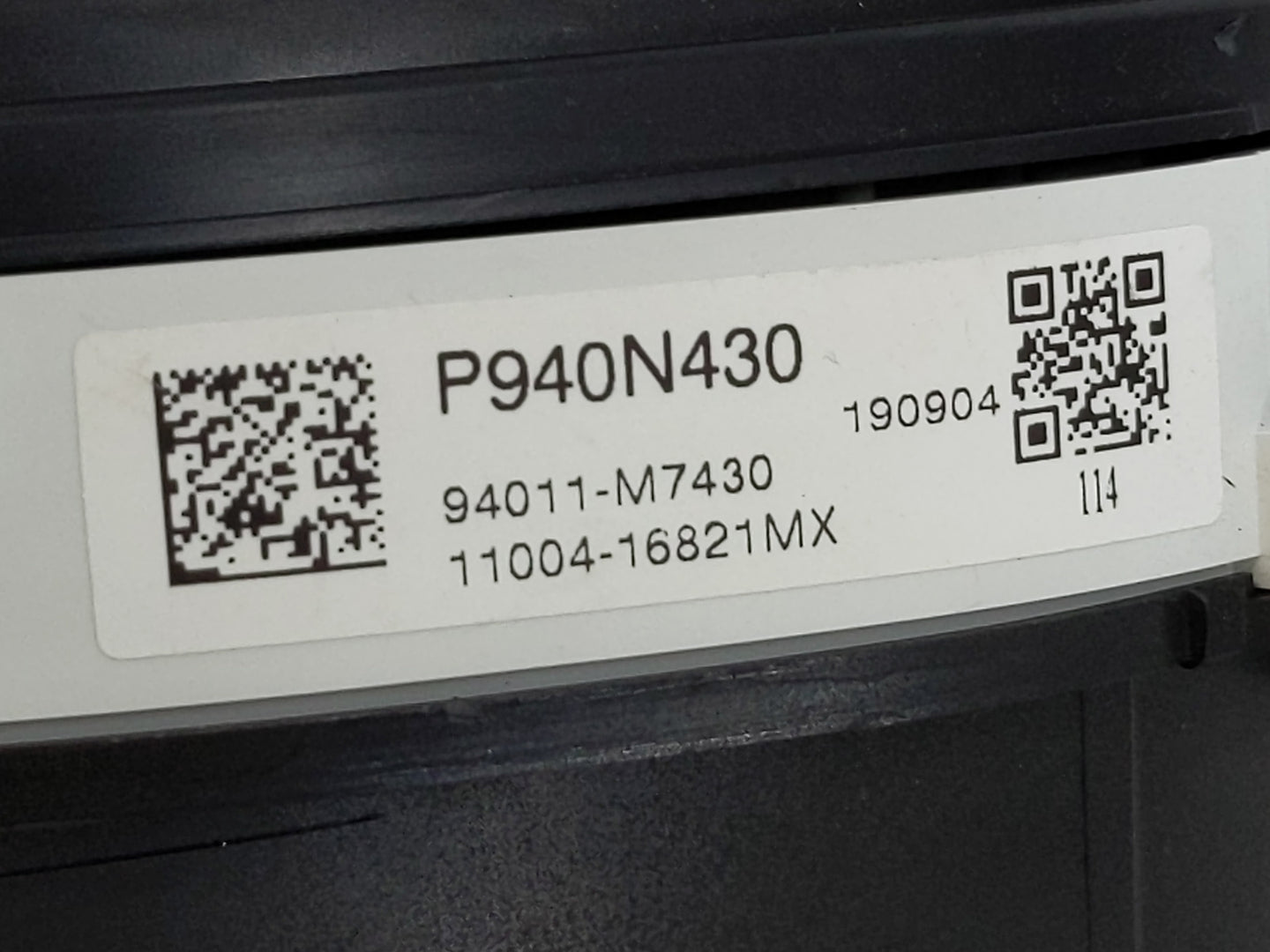 2019-2021 Kia Forte Instrument Cluster Speedometer Gauges P/N:94011-M7430 Fits Fits 2019 2020 2021 OEM Used Auto Parts - Oem