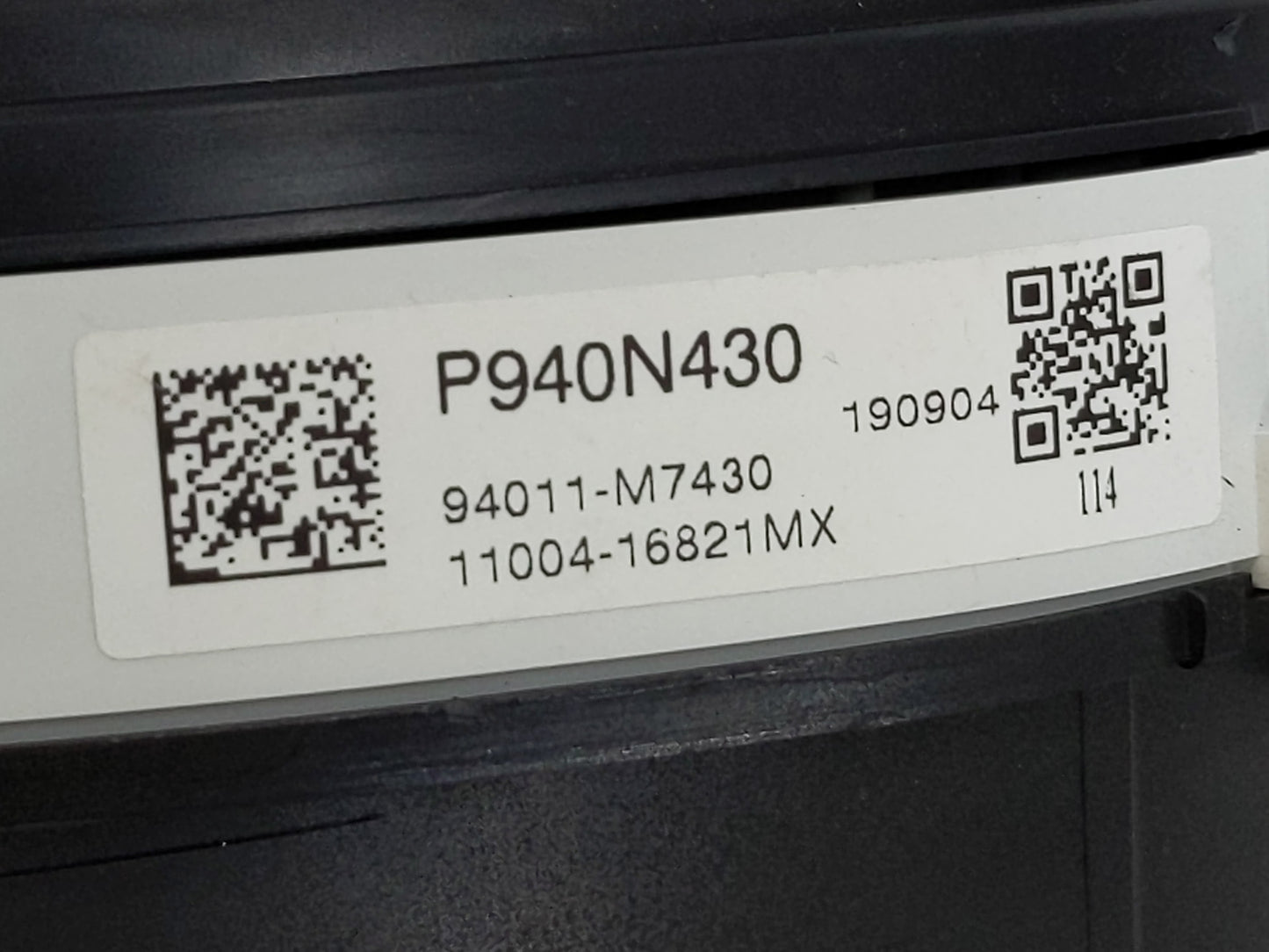 2019-2021 Kia Forte Instrument Cluster Speedometer Gauges P/N:94011-M7430 Fits Fits 2019 2020 2021 OEM Used Auto Parts - Oem