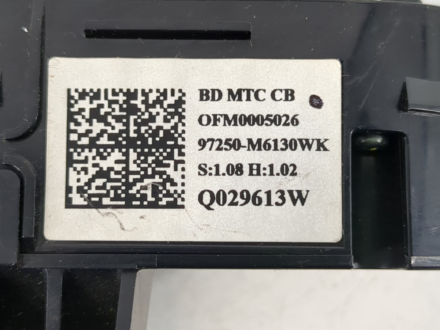 2019-2021 Kia Forte Climate Control Module Temperature AC/Heater Replacement P/N:97250-M6130WK Fits Fits 2019 2020 2021 OEM 