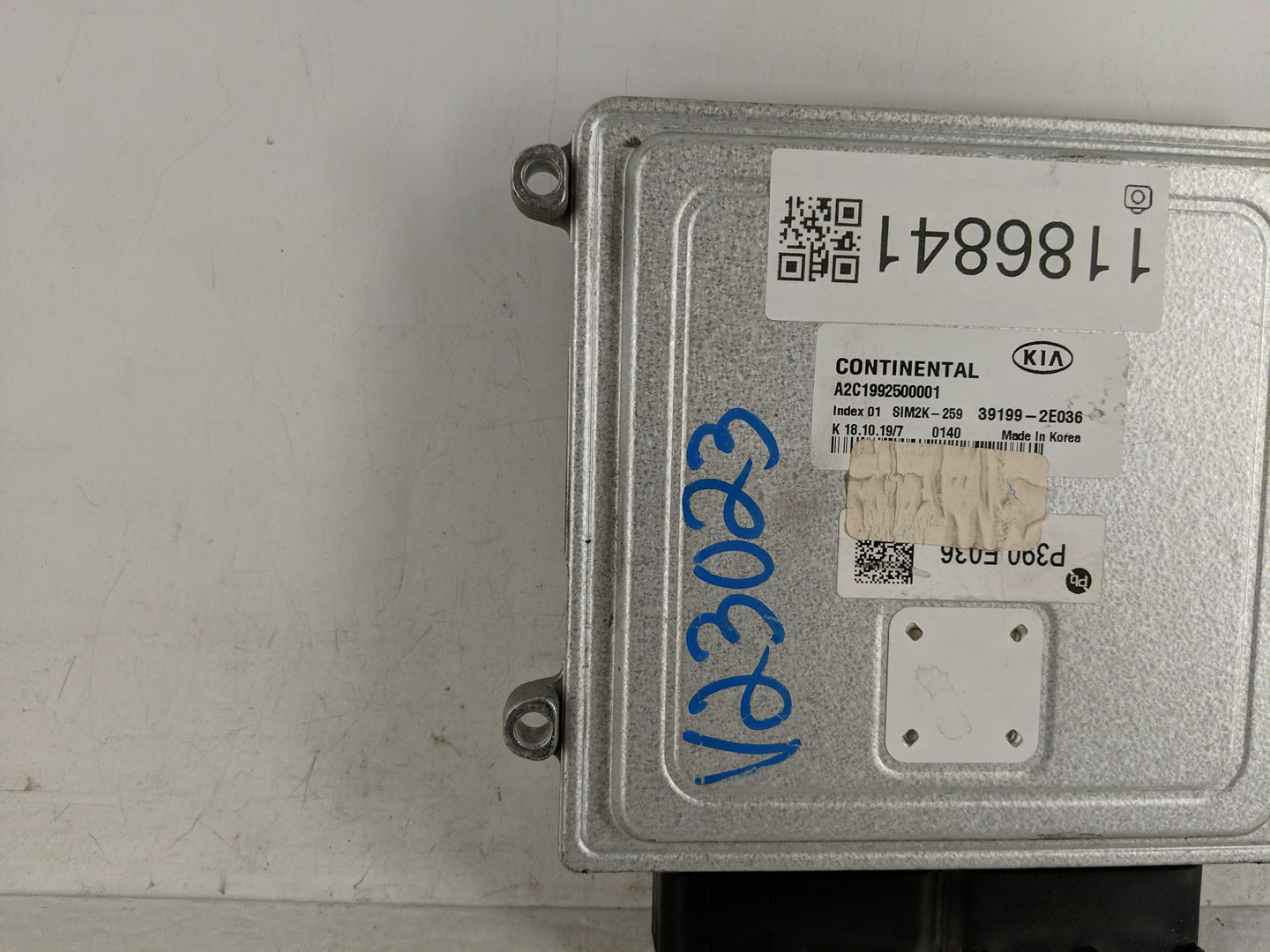 2019-2021 Kia Forte PCM Engine Control Computer ECU ECM PCU OEM P/N:39199-2E036 Fits Fits 2019 2020 2021 OEM Used Auto Parts