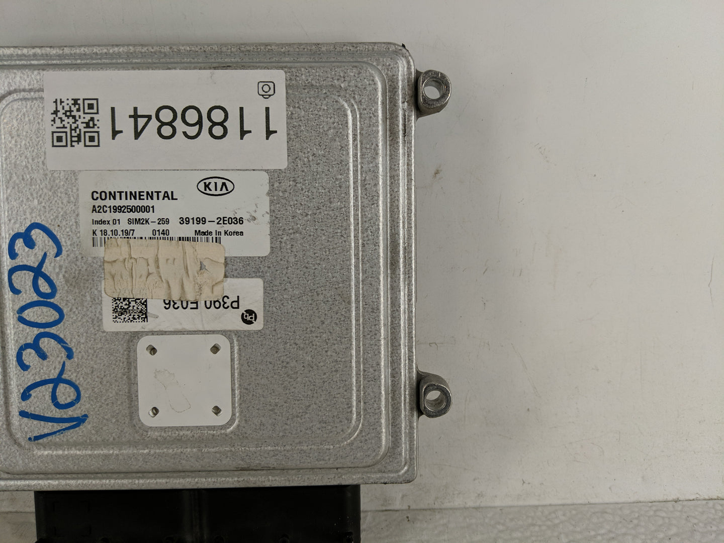 2019-2021 Kia Forte PCM Engine Control Computer ECU ECM PCU OEM P/N:39199-2E036 Fits Fits 2019 2020 2021 OEM Used Auto Parts