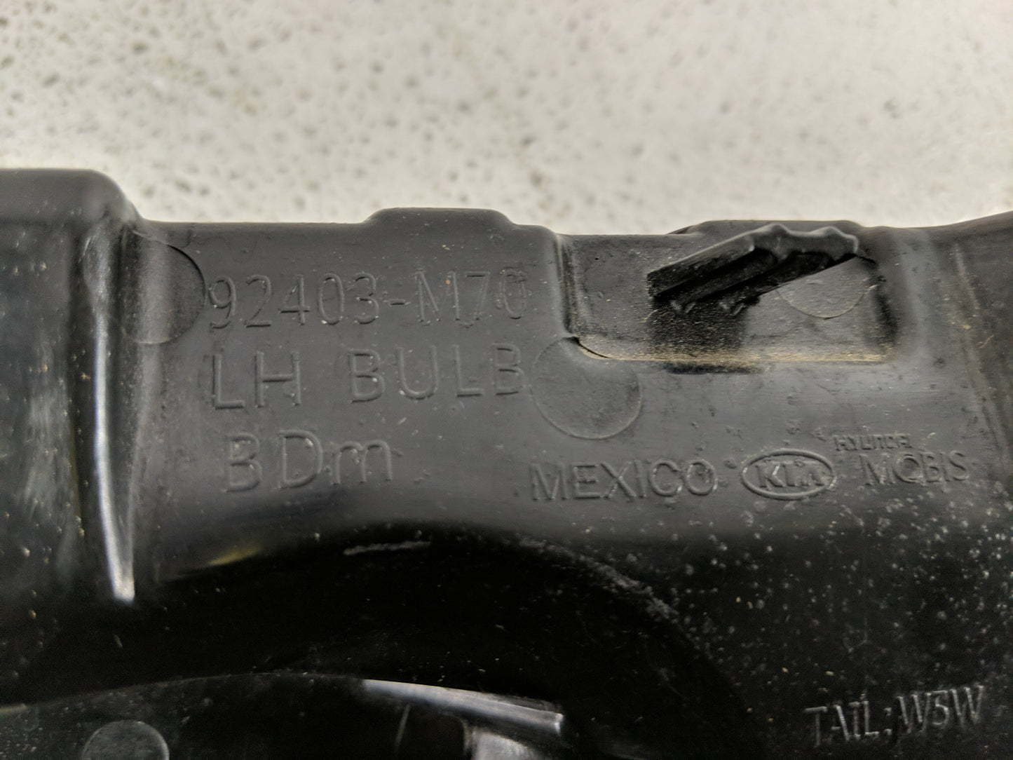 2019-2021 Kia Forte Tail Light Assembly Driver Left OEM P/N:92403-M70 Fits Fits 2019 2020 2021 OEM Used Auto Parts - Oemused