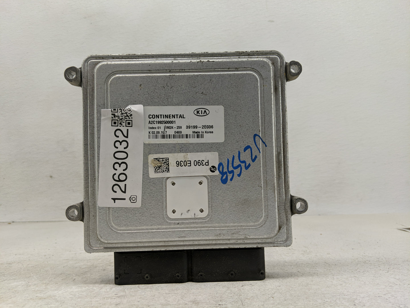 2020 Kia Forte PCM Engine Control Computer ECU ECM PCU OEM P/N:39199-2E036 Fits OEM Used Auto Parts - Oemusedautoparts1.com
