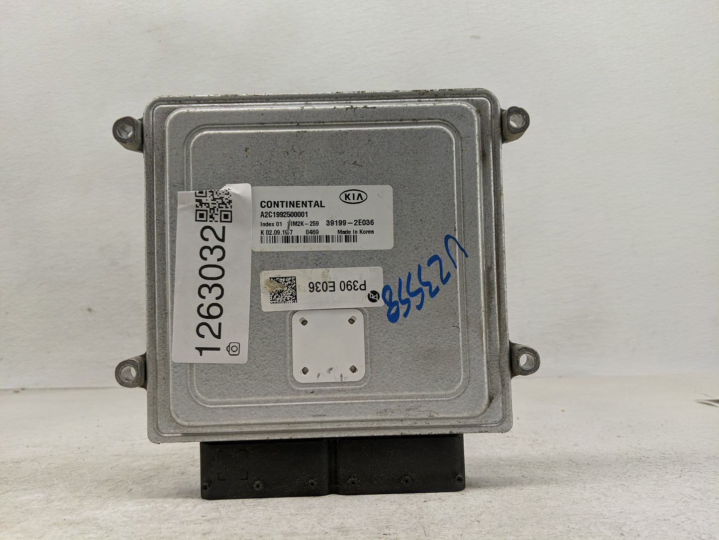 2020 Kia Forte PCM Engine Control Computer ECU ECM PCU OEM P/N:39199-2E036 Fits OEM Used Auto Parts - Oemusedautoparts1.com