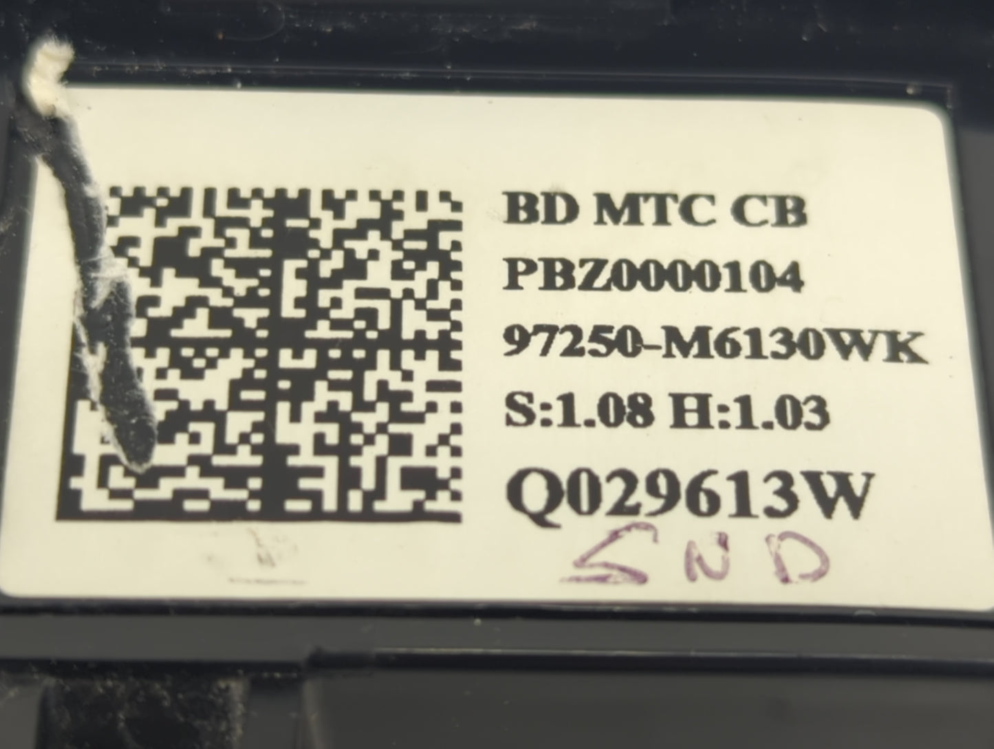2019-2021 Kia Forte Climate Control Module Temperature AC/Heater Replacement P/N:97250-M6130WK Fits Fits 2019 2020 2021 OEM 