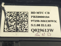 2019-2021 Kia Forte Climate Control Module Temperature AC/Heater Replacement P/N:97250-M6130WK Fits Fits 2019 2020 2021 OEM 