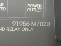 2019-2020 Kia Forte Fusebox Fuse Box Panel Relay Module P/N:91956-M7020 91431 M7052 Fits Fits 2019 2020 OEM Used Auto Parts 