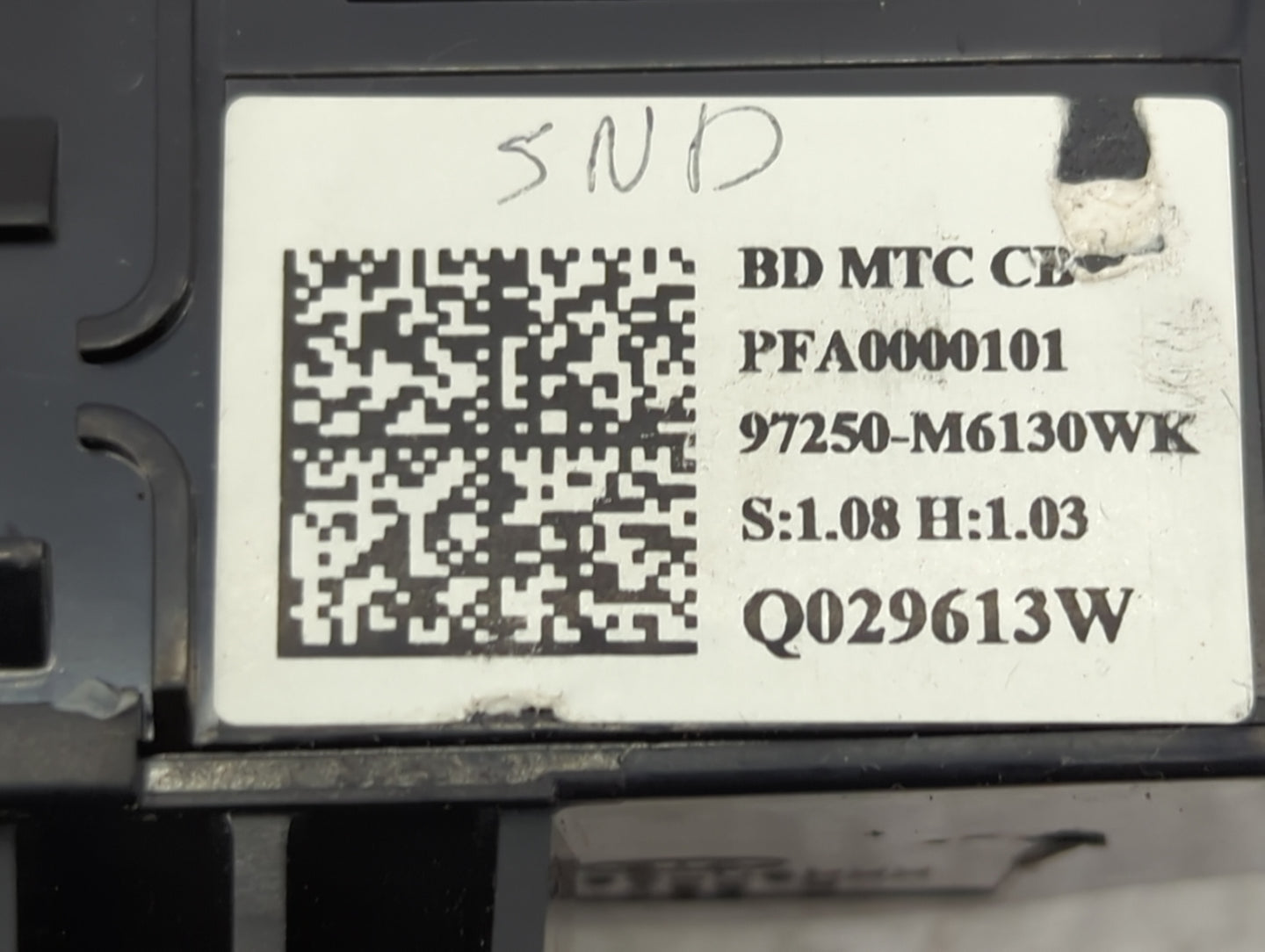 2019-2021 Kia Forte Climate Control Module Temperature AC/Heater Replacement P/N:97250-M6130WK PFA0000101 Fits Fits 2019 202