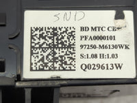 2019-2021 Kia Forte Climate Control Module Temperature AC/Heater Replacement P/N:97250-M6130WK PFA0000101 Fits Fits 2019 202