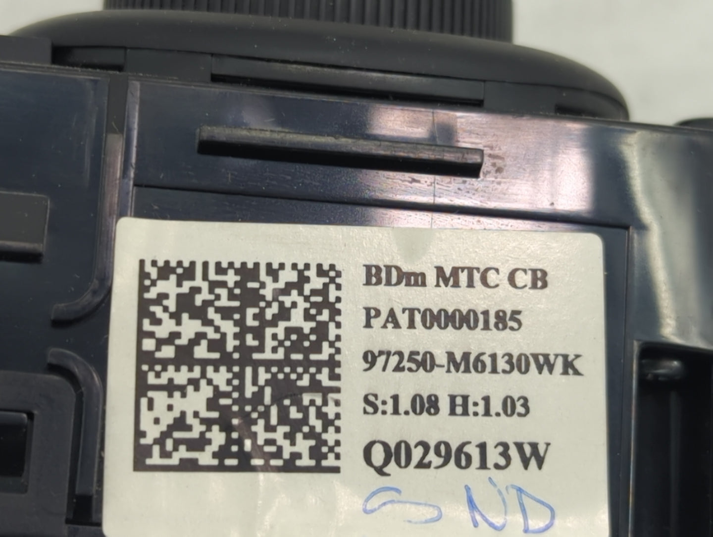 2019-2021 Kia Forte Climate Control Module Temperature AC/Heater Replacement P/N:97250-M6130WK Fits Fits 2019 2020 2021 OEM 