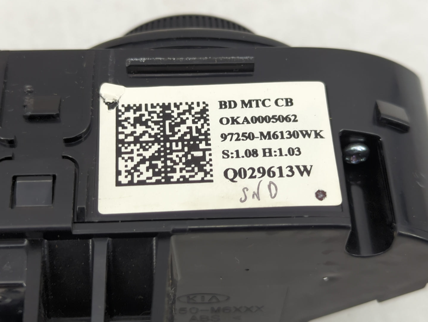 2019-2021 Kia Forte Climate Control Module Temperature AC/Heater Replacement P/N:97250-M6130WK OKA0005062 Fits Fits 2019 202