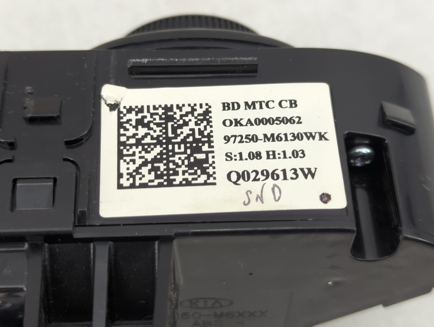 2019-2021 Kia Forte Climate Control Module Temperature AC/Heater Replacement P/N:97250-M6130WK OKA0005062 Fits Fits 2019 202