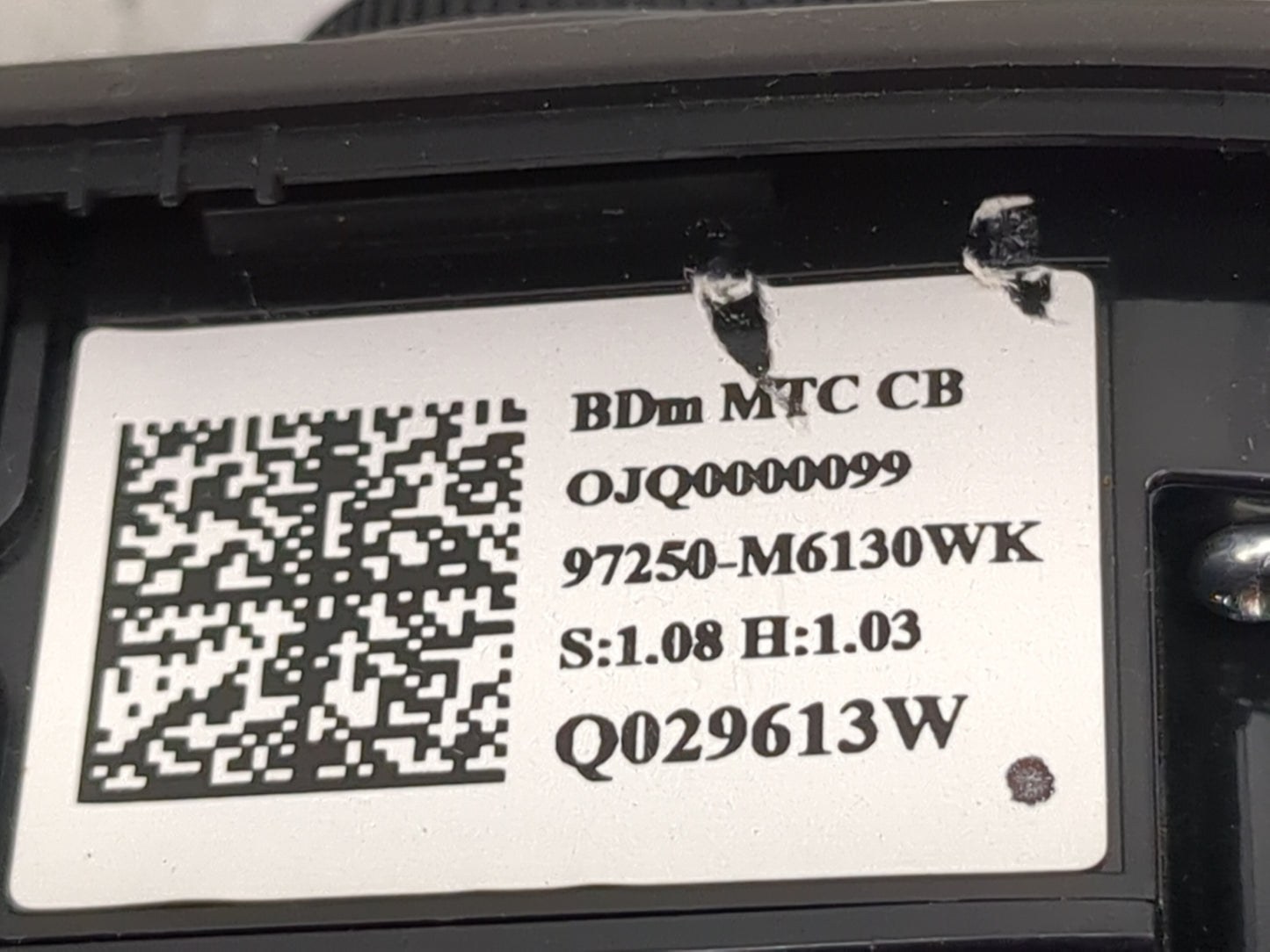2019-2021 Kia Forte Climate Control Module Temperature AC/Heater Replacement P/N:97250-M6130WK 97250-M6XXX Fits OEM Used Aut