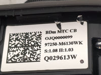 2019-2021 Kia Forte Climate Control Module Temperature AC/Heater Replacement P/N:97250-M6130WK 97250-M6XXX Fits OEM Used Aut