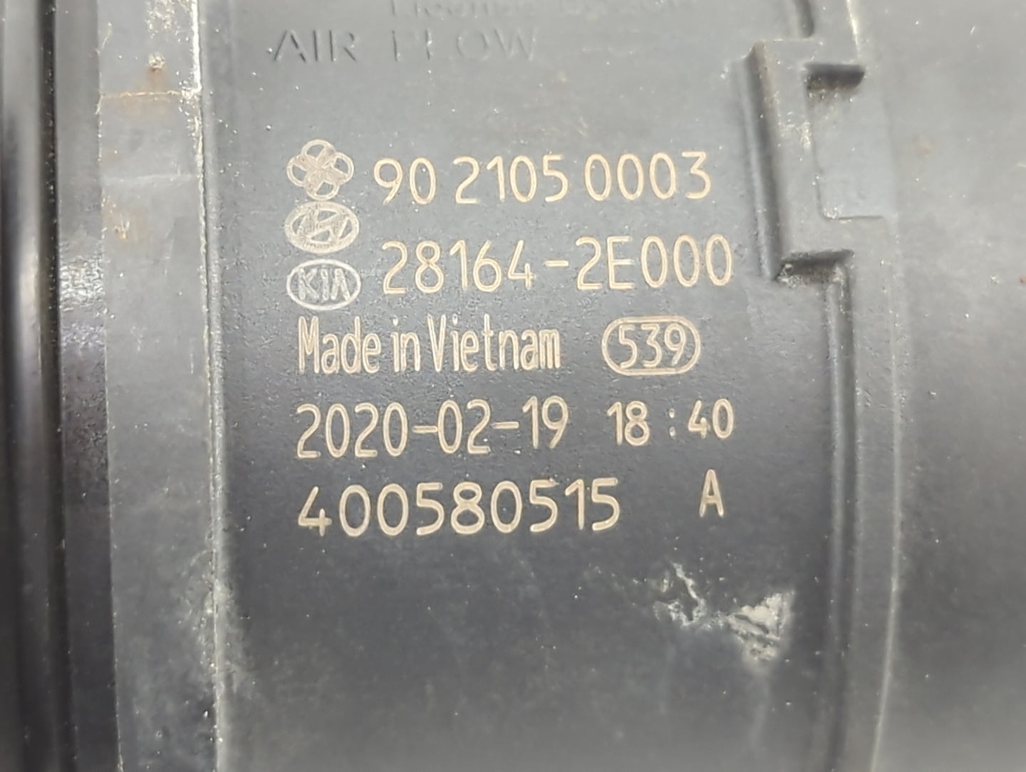 2019-2022 Kia Forte Mass Air Flow Meter Maf 1488265 - Oemusedautoparts1.com