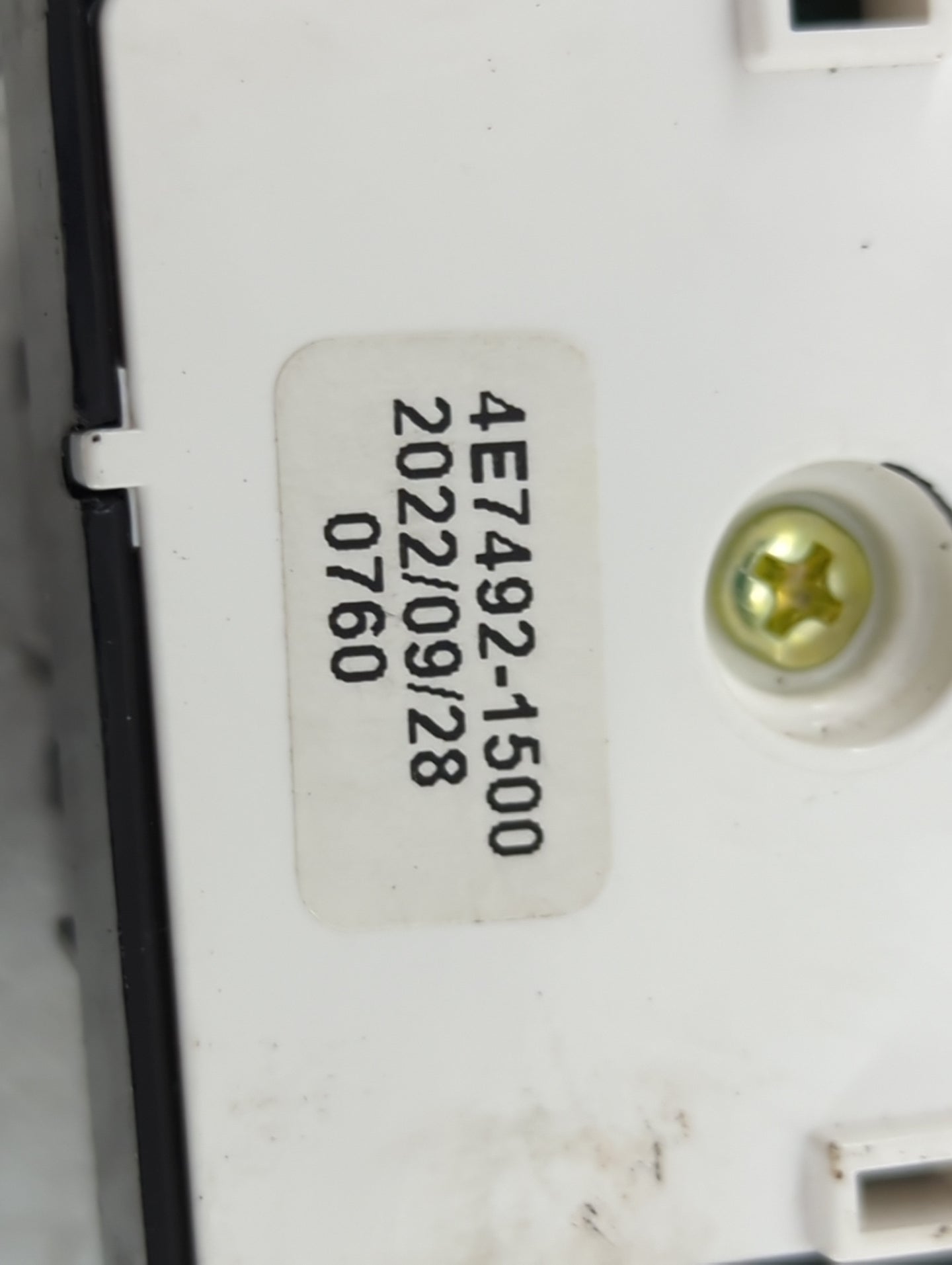 2020 Kia Forte Master Power Window Switch Replacement Driver Side Left P/N:4E7492-1500 Fits OEM Used Auto Parts - Oemusedaut